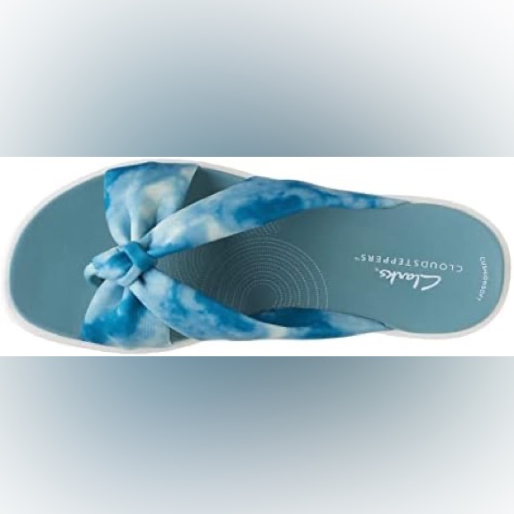🖤🖤 Clarks Ladies Drift Ave CASUAL SANDAL, Teal Combi 8M - Picture 7 of 8
